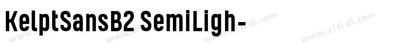 KelptSansB2 SemiLigh字体转换